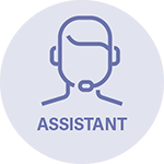 face of person wearing headset